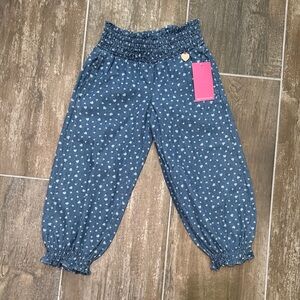 Vince Camuto Blue heart Patterned Kids Casual Pants